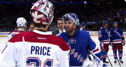 Henrik Lundqvist veut seconder Carey Price!!!!