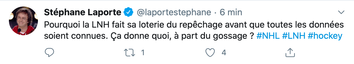 La LNH aime ça compliqué en TA...