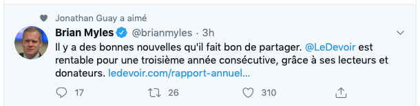 Le DEVOIR fait la leçon à TVA Sports....