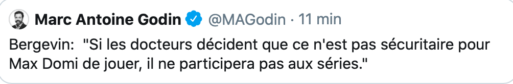 Max Domi va être en FURIE !!!