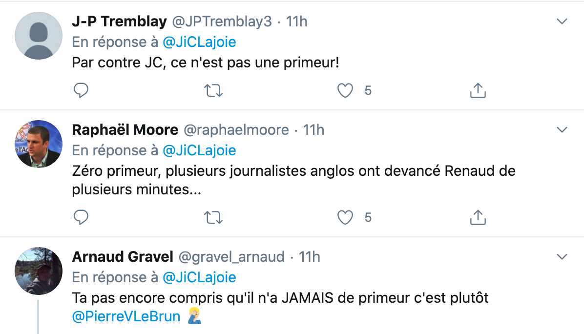 OUCH...Jean-Charles Lajoie essaie de donner de la crédibilité à Renaud, MAIS ça tourne très mal...