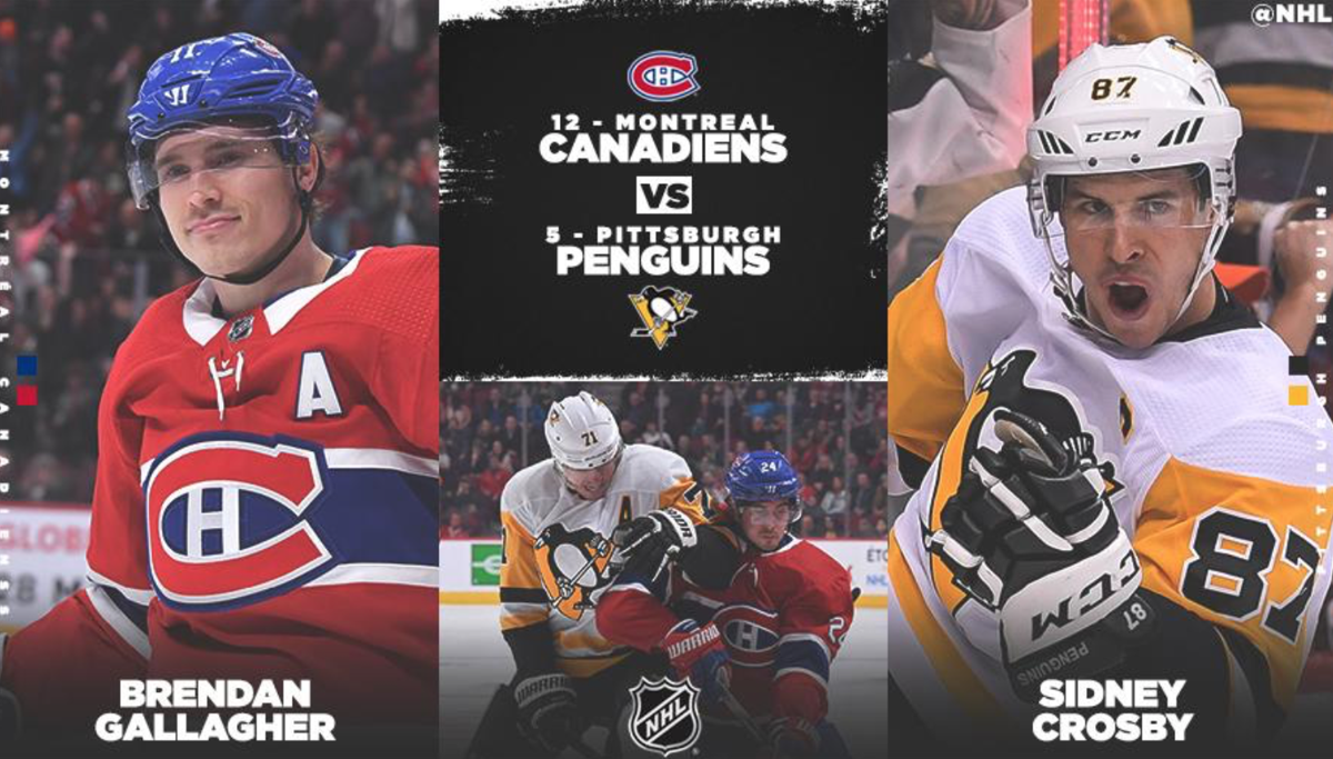 Selon Brendan Gallagher....Sidney Crosby....