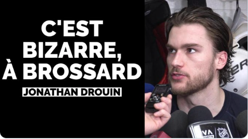 Certains journalistes pensent que Jonathan Drouin VISAIT Geoff Molson...