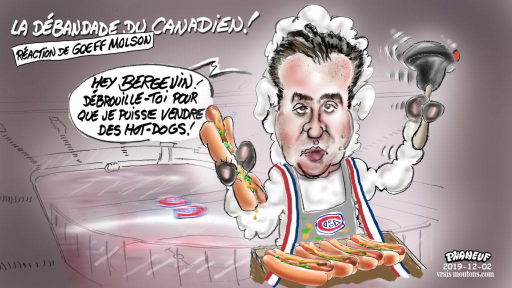 Geoff Molson et les LARMES de CROCODILES....