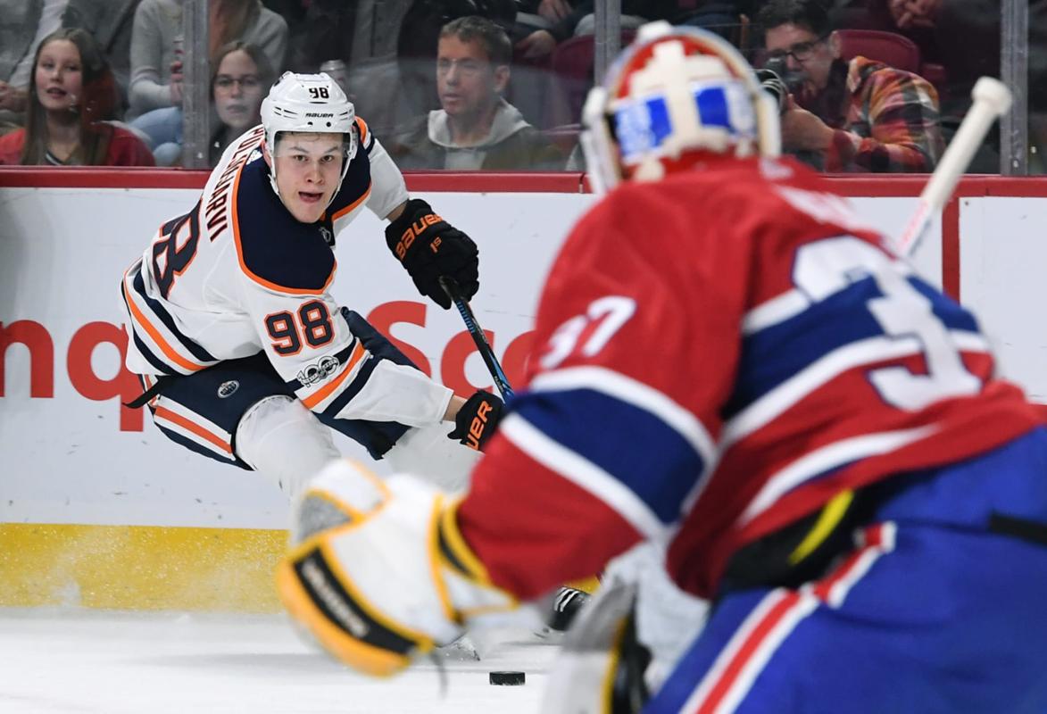 Jesse Puljujarvi à Montréal...et son principal RIVAL...