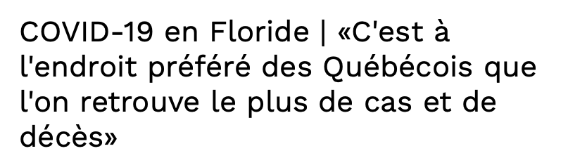 La Floride....La HONTE de l'Amérique du Nord....