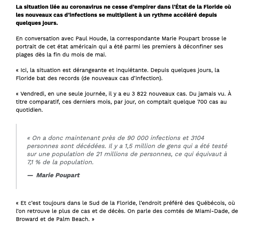 La Floride....La HONTE de l'Amérique du Nord....