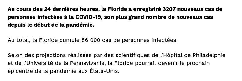 La MLS et la NBA seront en Floride....ISHHHHHHHHH.....