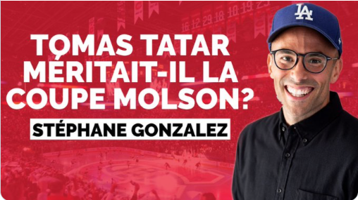 Le CH aurait dû REFILER la COUPE MOLSON à Tomas Tatar....