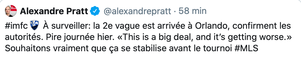 Le retour de la NBA et de la MLS en danger !!!