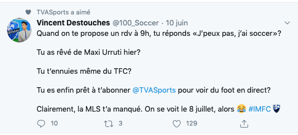 Remonter ses cotes d'écoute avec le TOURNOI BIDON de la MLS et l'IMPACT..