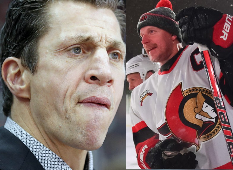 Rob Brind'Amour s'est fait FOU....Par Daniel Alfredsson....