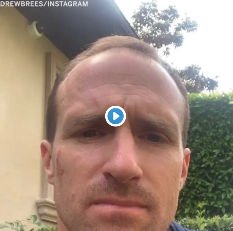 Vidéo: Drew Brees n'a pas le droit de s'excuser..