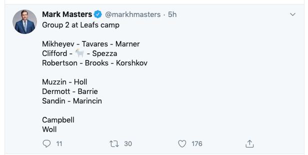 Auston Matthews avait demandé PUBLIQUEMENT de jouer avec Mitch Marner...