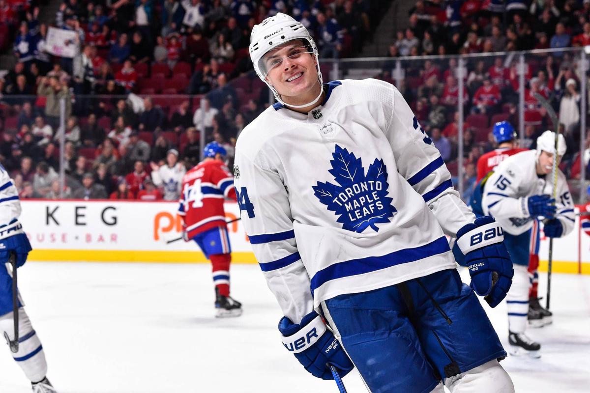 Auston Matthews trouve RIDICULE...de jouer sur le banc des visiteurs ce soir.