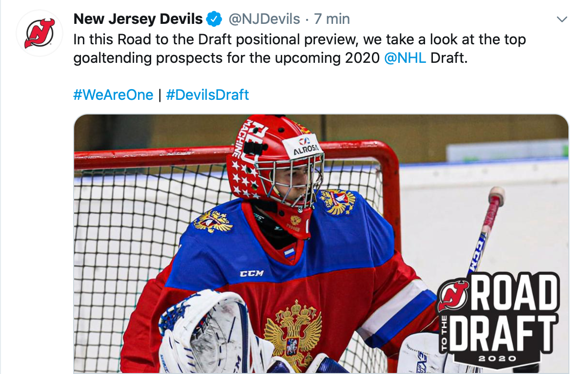 Le gardien russe dans le viseur des Devils ?