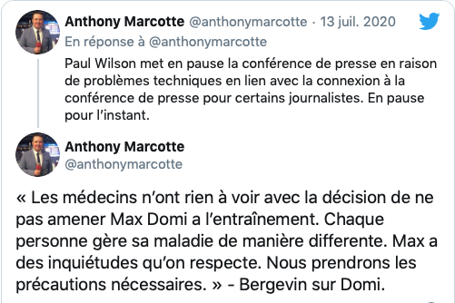 Marc Bergevin fait son GENTIL...mais...