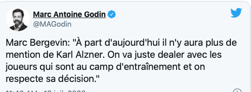 Marc Bergevin fait son GENTIL...mais...