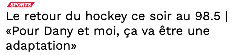 On sent Martin McGuire et Dany Dubé STRESSÉS...