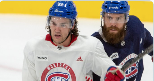 Shea Weber a BRUTALISÉ Jonathan Drouin à l'entraînement...