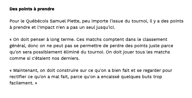 Si Samuel Piette n'était pas Québécois...