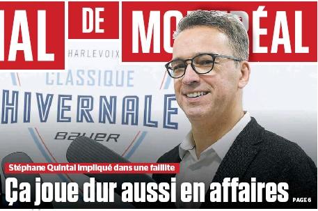 Stéphane Quintal impliqué dans un SALE CONFLIT...