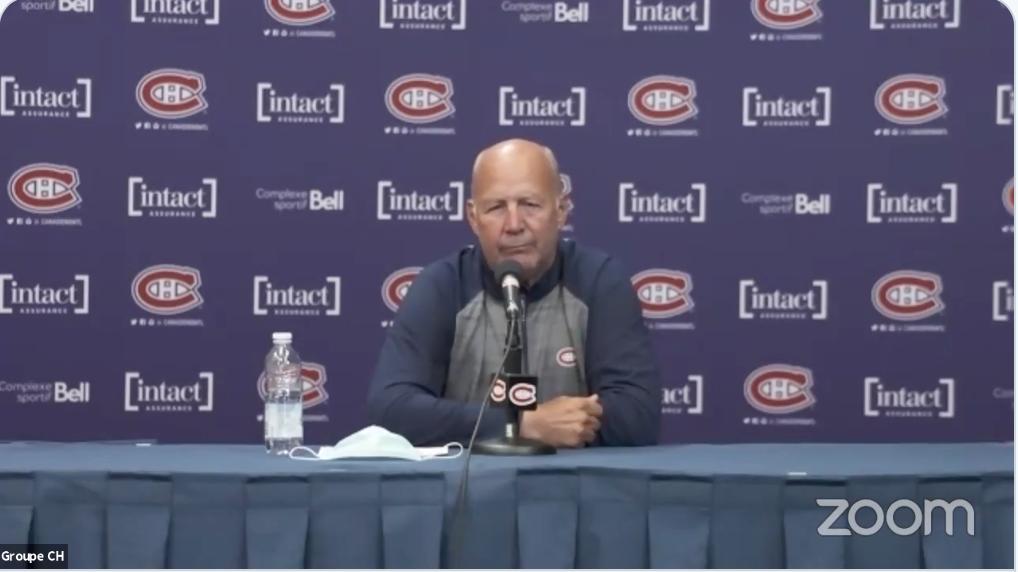 WOW...Claude Julien pogne déjà les nerfs contre les journalistes...