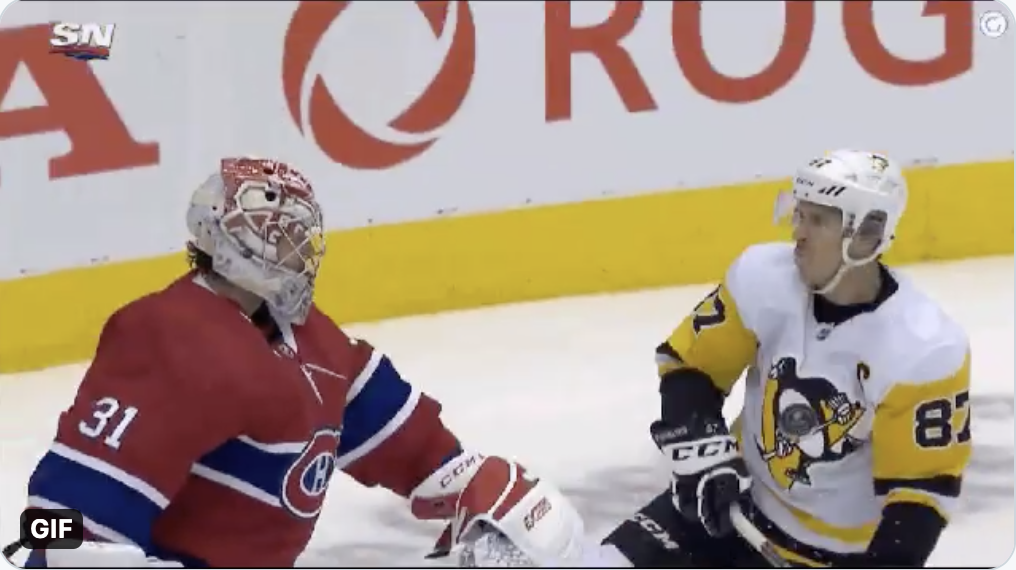 AYOYE...Price fait son arrogant, dans la face à Crosby !!!