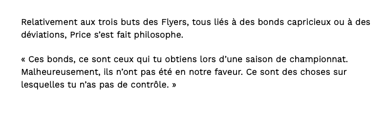 Carey Price ne sera pas échangé...et ne demandera pas d'échange...