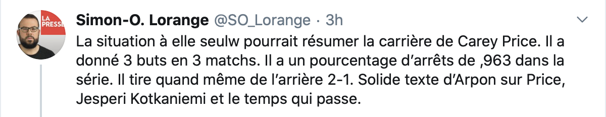 Carrière gâchée en grande partie, par Bergevin...