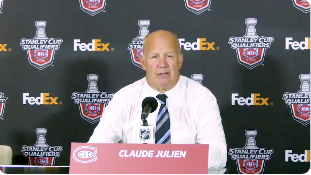 Claude Julien est rendu comme le reste de sa MAFIA...