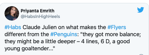 Claude Julien...à COUPS de CLICHÉS sur CLICHÉS...