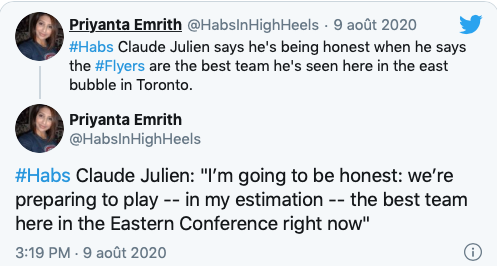 Claude Julien...à COUPS de CLICHÉS sur CLICHÉS...