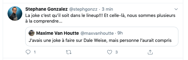 Dale Weise s'en prend PLEIN LA GUEULE..