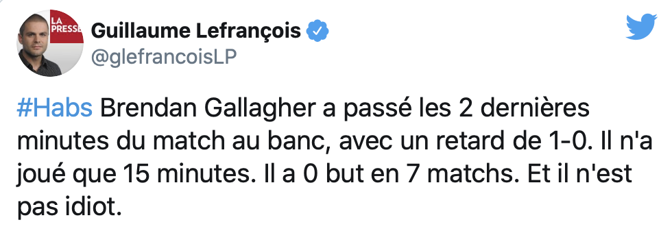 Déjà des décisions louches de Kirk Muller...