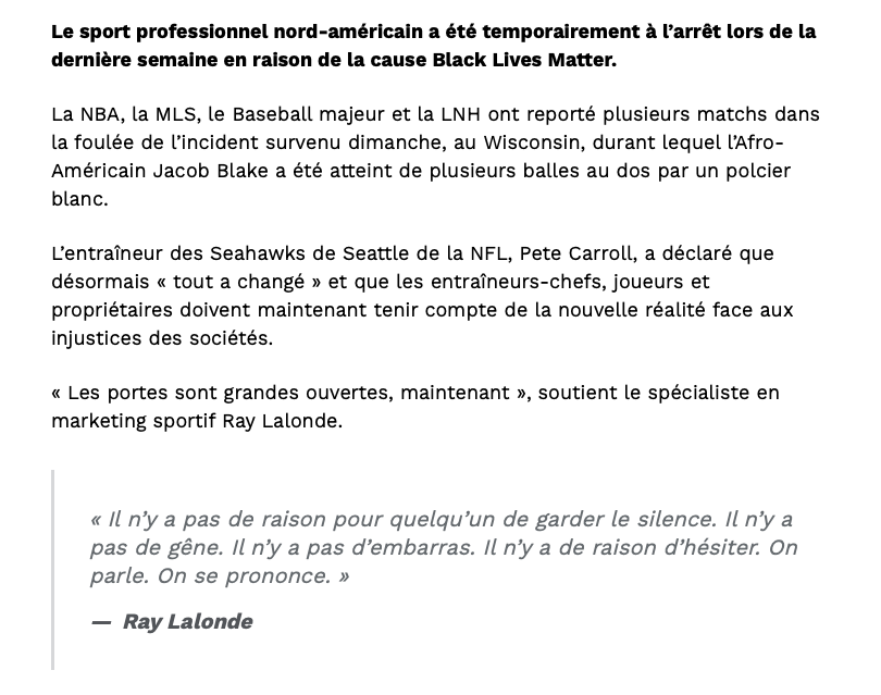 Faut que le CH réengage Ray Lalonde...