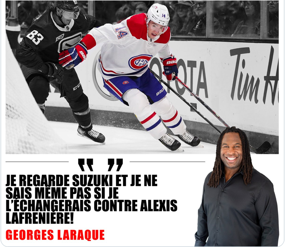 Georges Laraque doit se lever tôt pour dire autant de NIAISERIES...