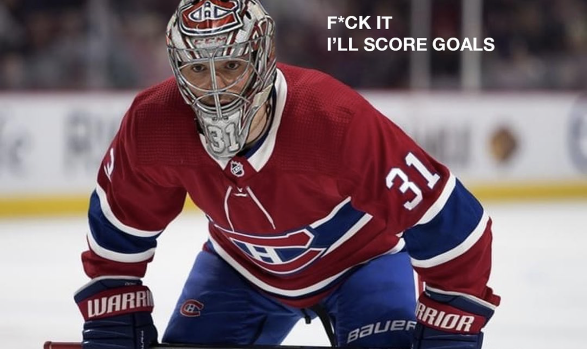 HAHA...Carey Price a trouvé la solution...