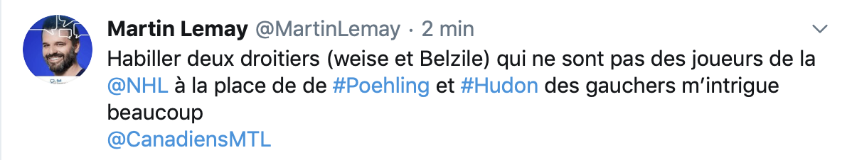 HAHA...Martin Lemay veut remplacer 2 gars de la AHL, par 2 gars de la AHL !!!