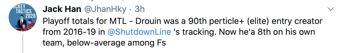 Jonathan Drouin est passé de l'élite de la LNH, à moyen du CH...