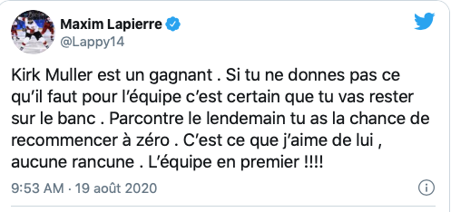 Kirk Muller un GAGNANT?!?!?!?!?!?! Maxim Lapierre protège son CHUM, mais...