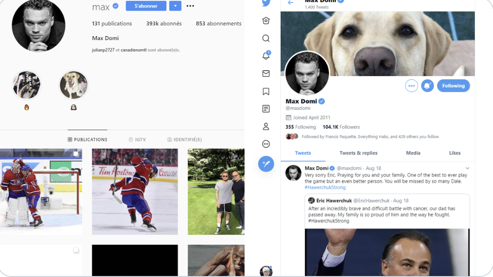 La vérité à propos des réseaux sociaux de Max Domi...