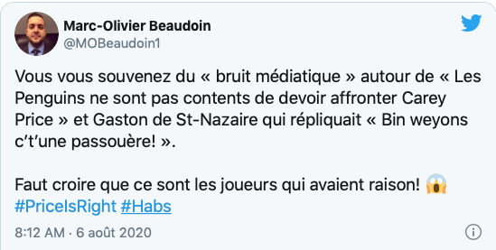 Le FEFAN en CHEF....Qui MÉPRISE le FAN des régions...à la Jean-Charles Lajoie..