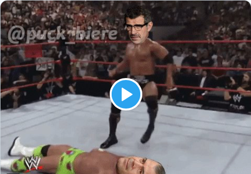 Marc Bergevin et ses GROS BICEPS..PÈTERAIENT LA YEULE à Alain Vigneault..