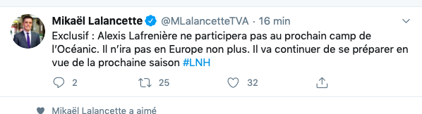 Mikael Lalancette fait son RENAUD LAVOIE!!!!