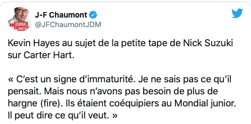 Nick Suzuki est SINCÈRE quand il s'EXCUSE....