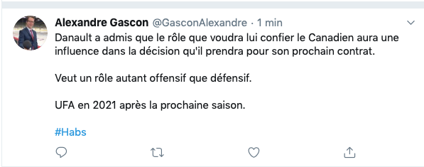 Phil Danault CRÉE le SCANDALE!!!!!!! Il VISE Marc Bergevin!!!!