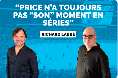 Richard Labbé revient en FORCE...Dans son HATE envers Carey Price...