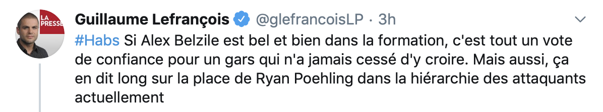 Ryan Poehling continue de reculer !!!