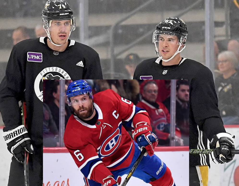 Shea Weber VISÉ par Sidney Crosby et Evgeni Malkin...